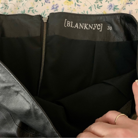 BLANK NYC LEATHER SKIRT, Authentic & Classy, PERFECT Condition, Black, Sze 30 - Picture 5 of 11